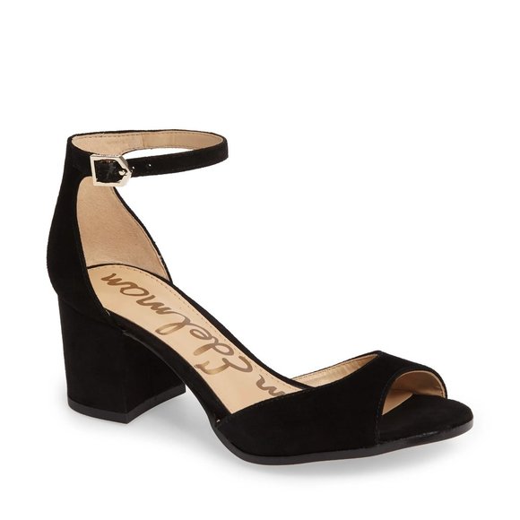 Sam Edelman Shoes - Sam Edelman Susie Suede Sandals In Black Size 9.5